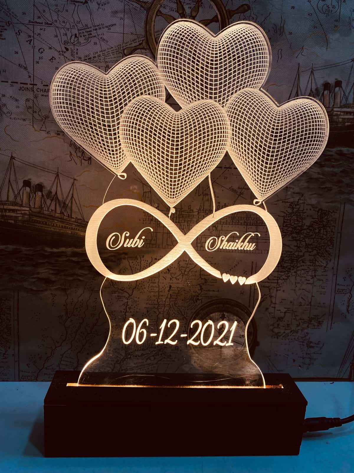 Personalized Led Lamp